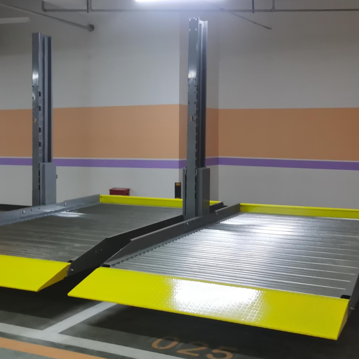 升降橫移機(jī)械停車(chē)位安裝